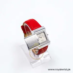 Elle Women’s Quartz Red Leather Strap Cream Dial 27mm Slider Case Watch EL20045S01N