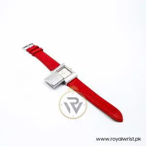 Elle Women’s Quartz Red Leather Strap Cream Dial 27mm Slider Case Watch EL20045S01N