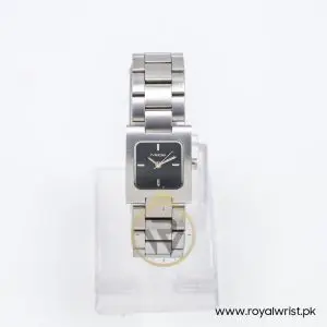 Mode Women’s Quartz Silver Stainless Steel Black Dial 23mm Watch 3751102525