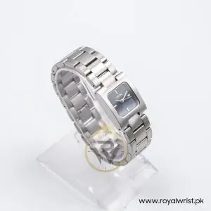 Mode Women’s Quartz Silver Stainless Steel Black Dial 23mm Watch 3751102525
