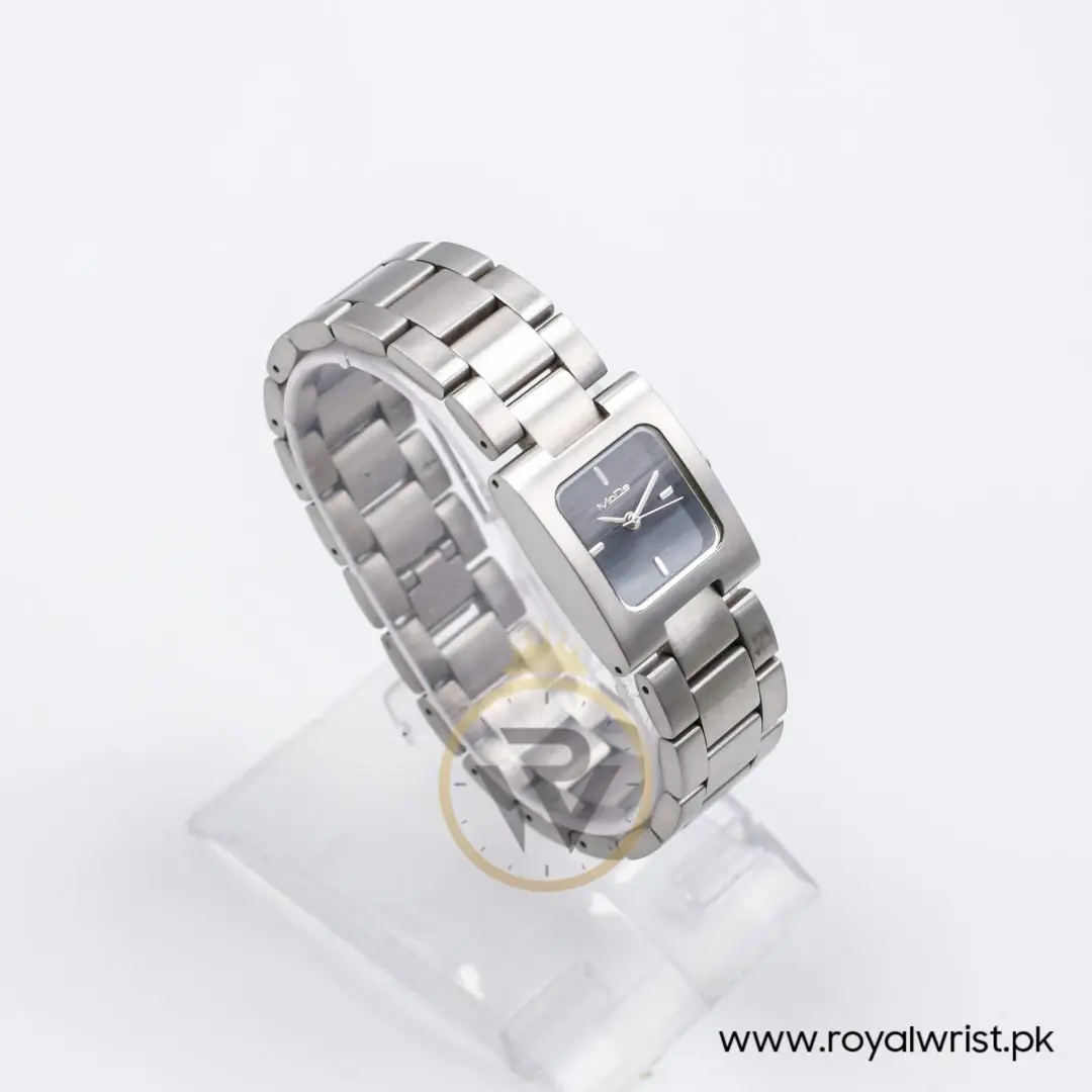 Mode Women’s Quartz Silver Stainless Steel Black Dial 23mm Watch 3751102525