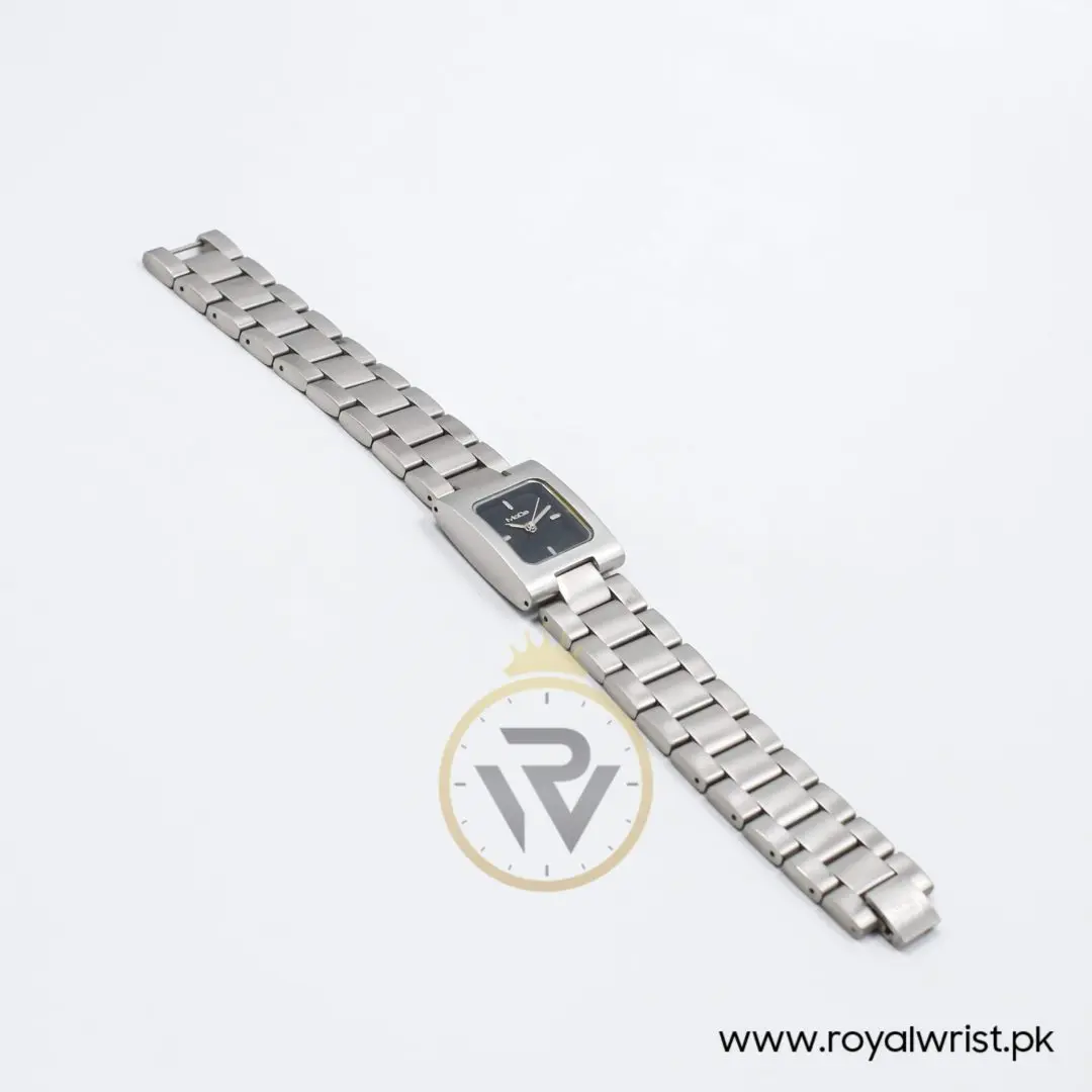 Mode Women’s Quartz Silver Stainless Steel Black Dial 23mm Watch 3751102525