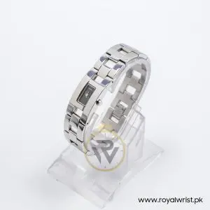 Mode Women’s Quartz Silver Stainless Steel Black Dial 17mm Watch 3753198515