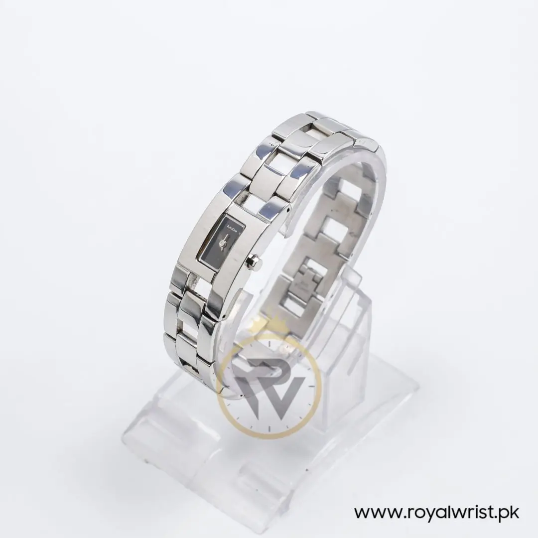 Mode Women’s Quartz Silver Stainless Steel Black Dial 17mm Watch 3753198515