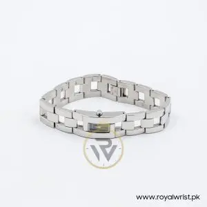 Mode Women’s Quartz Silver Stainless Steel Black Dial 17mm Watch 3753198515