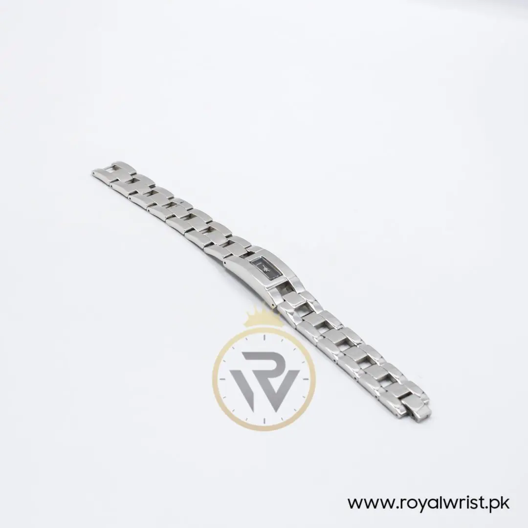 Mode Women’s Quartz Silver Stainless Steel Black Dial 17mm Watch 3753198515