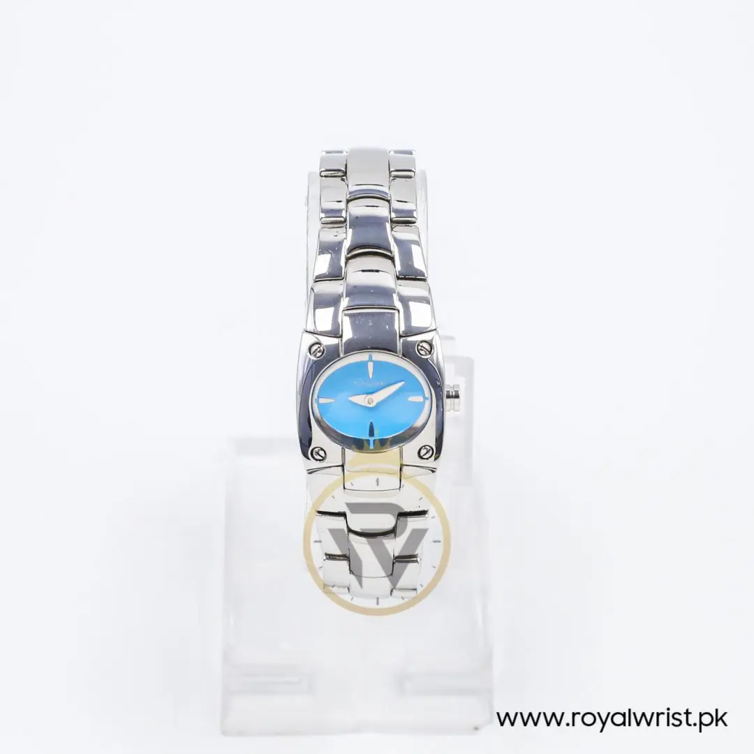 Mode Women’s Quartz Silver Stainless Steel Sky Blue Dial 24mm Watch 3753194525A
