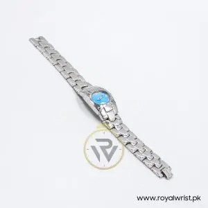 Mode Women’s Quartz Silver Stainless Steel Sky Blue Dial 24mm Watch 3753194525A