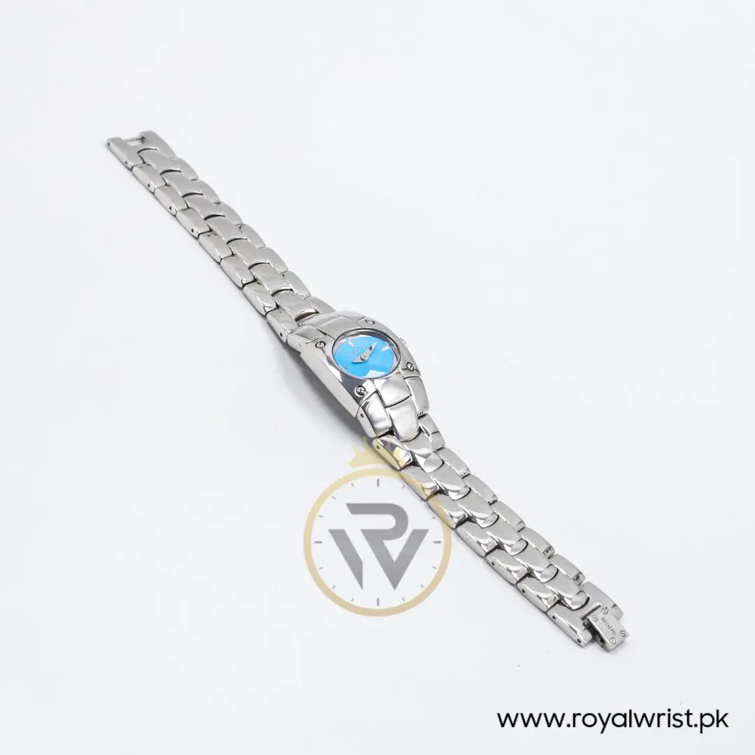 Mode Women’s Quartz Silver Stainless Steel Sky Blue Dial 24mm Watch 3753194525A