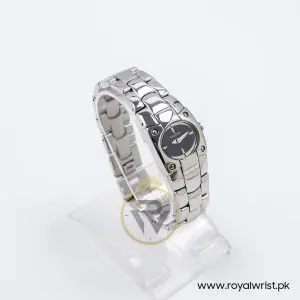 Mode Women’s Quartz Silver Stainless Steel Black Dial 24mm Watch 3753194515A