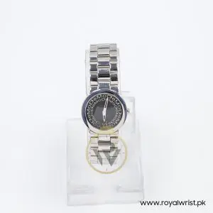 Mode Women’s Quartz Silver Stainless Steel Black Dial 26mm Watch 3753156535