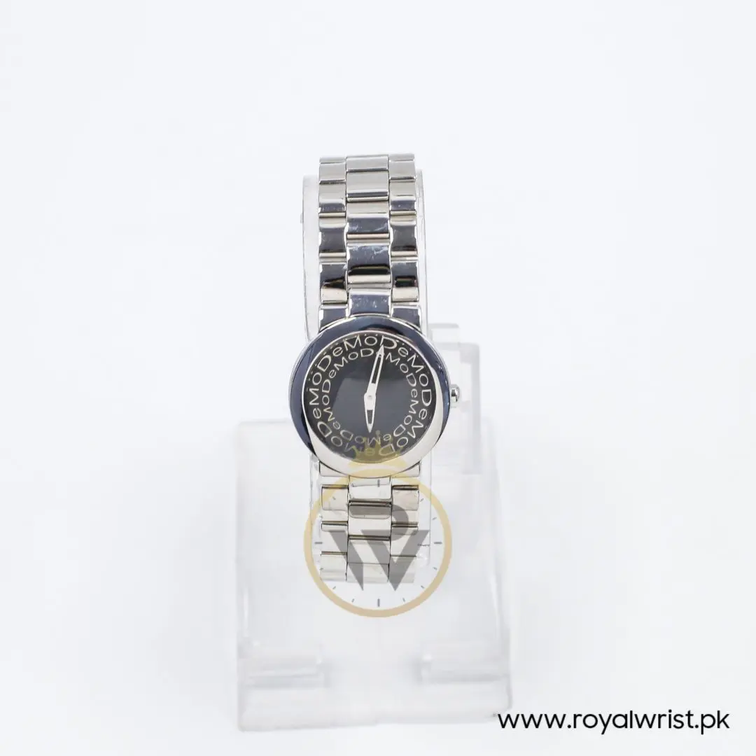 Mode Women’s Quartz Silver Stainless Steel Black Dial 26mm Watch 3753156535