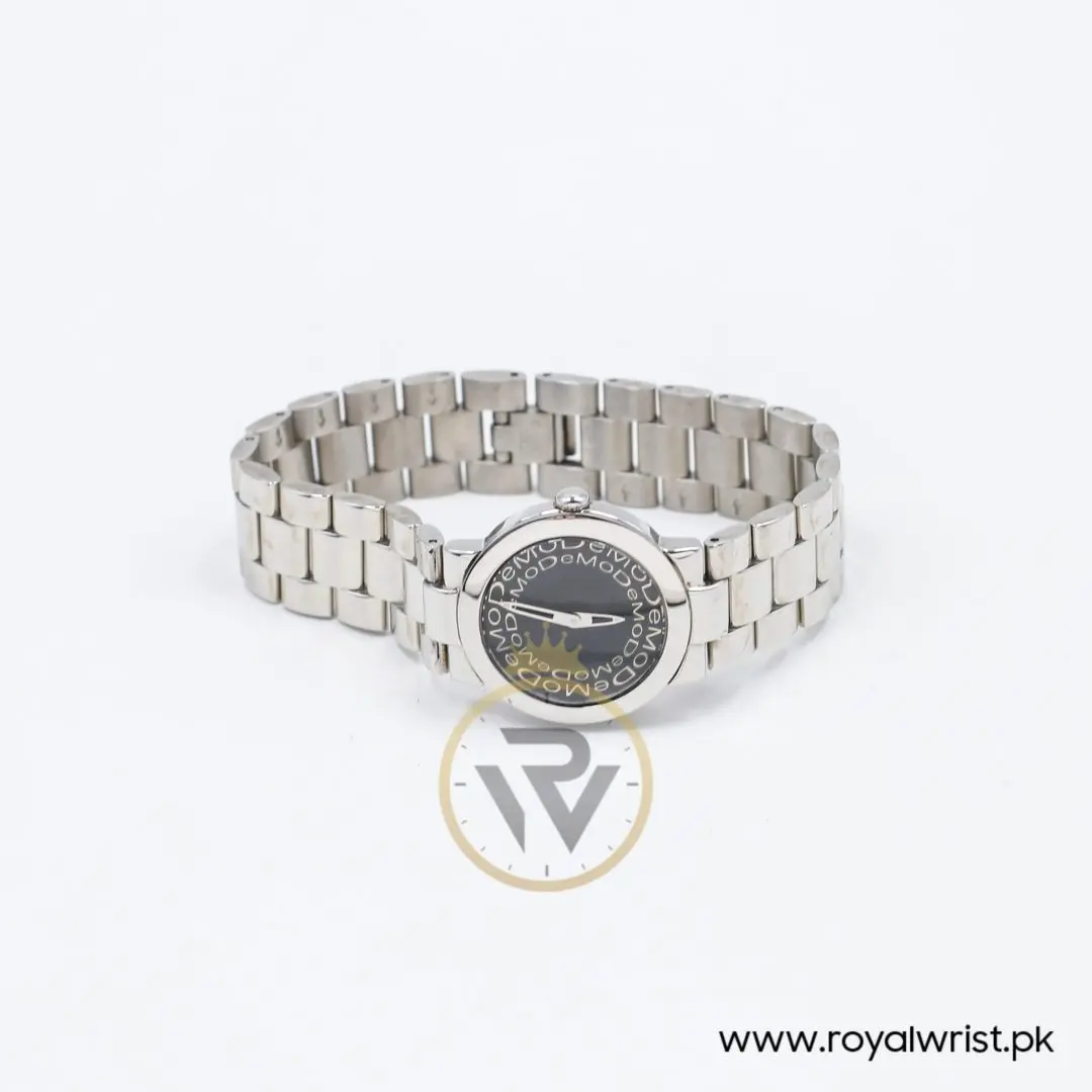 Mode Women’s Quartz Silver Stainless Steel Black Dial 26mm Watch 3753156535