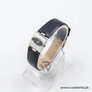 Mode Women’s Quartz Black Leather Strap Black Dial 22mm Watch 3751143515