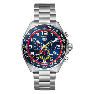 Tag Heuer Formula 1 Men’s Quartz Swiss Made Silver Stainless Steel Blue Dial 43mm Watch CAZ101AL.BA0842