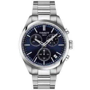 TISSOT Men’s Quartz Swiss Made Silver Stainless Steel Blue Dial 40mm Watch T150.417.11.041.00