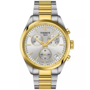 TISSOT Men’s Quartz Swiss Made Two-tone Stainless Steel Silver Dial 40mm Watch T150.417.22.031.00