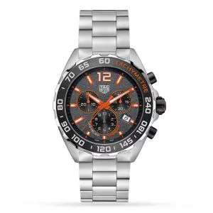 Tag Heuer Formula 1 Men’s Quartz Swiss Made Silver Stainless Steel Grey Dial 43mm Watch CAZ101AH.BA0842