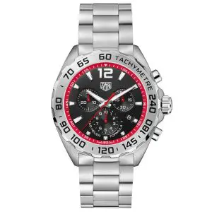 Tag Heuer Formula 1 Men’s Quartz Swiss Made Silver Stainless Steel Black Dial 43mm Watch CAZ101Y.BA0842
