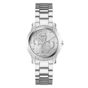 Guess Women’s Quartz Silver Stainless Steel Silver Dial 36mm Watch GW0861L1