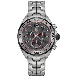 Tag Heuer Formula 1 Men’s Quartz Swiss Made Silver Stainless Steel Grey Dial 43mm Watch CAZ1012.BA0883