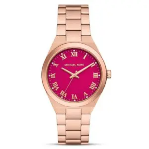 Michael Kors Women’s Quartz Rose Gold Stainless Steel Pink Dial 37mm Watch MK7462