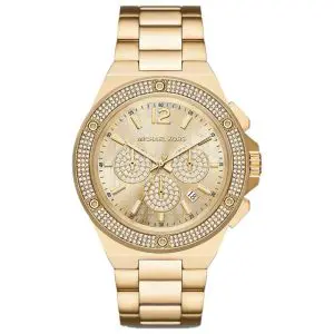 Michael Kors Men’s Quartz Gold Stainless Steel Gold Dial 45mm Watch MK8989