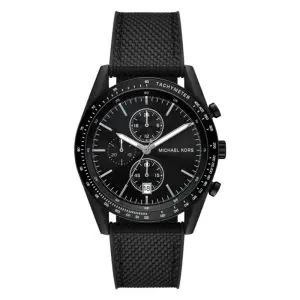 Michael Kors Men’s Quartz Black Nylon Strap Black Dial 42mm Watch MK9143