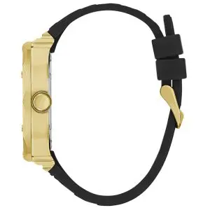 Guess Men’s Quartz Black Silicone Strap Black Dial 47mm Watch GW0634G2