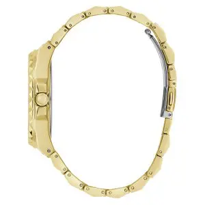 Guess Men’s Quartz Gold Stainless Steel Gold Dial 42mm Watch GW0622G1