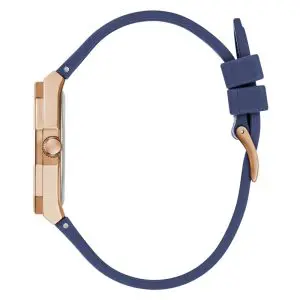 Alternative view of Guess Women’s Quartz Blue Silicone Strap Mother Of Pearl Dial 36mm Watch GW0872L3