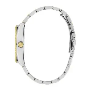 Guess Women’s Quartz Two Tone Stainless Steel White Dial 36mm Watch GW0308L6