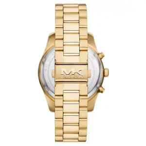 Michael Kors Men’s Quartz Gold Stainless Steel Navy Blue Dial 44mm Watch MK9153