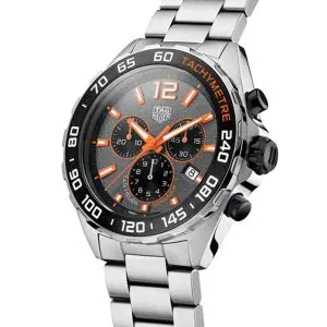 Tag Heuer Formula 1 Men’s Quartz Swiss Made Silver Stainless Steel Grey Dial 43mm Watch CAZ101AH.BA0842