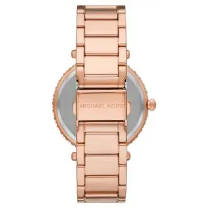 Michael Kors Women’s Quartz Rose Gold Stainless Steel White Dial 38mm Watch MK4695
