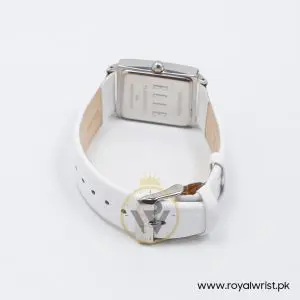 Elle Women’s Quartz White Leather Strap Mother Of Pearl Dial 26mm Watch EL20026S01C