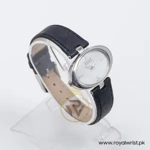 Elle Women’s Quartz Black Leather Strap Mother Of Pearl Dial 40mm Watch EL20024S05C