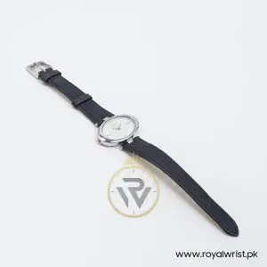 Elle Women’s Quartz Black Leather Strap Mother Of Pearl Dial 40mm Watch EL20024S05C