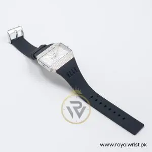 Elle Women’s Quartz Black Silicone Strap Silver Sunray Dial 37mm Watch EL20077P05C