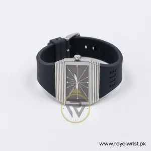 Elle Women’s Quartz Black Silicone Strap Grey Dial 37mm Watch EL20077P02C