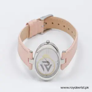 Elle Women’s Quartz Light Pink Leather Strap Mother Of Pearl Dial 40mm Watch EL20024S01C