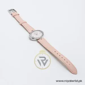 Elle Women’s Quartz Light Pink Leather Strap Mother Of Pearl Dial 40mm Watch EL20024S01C