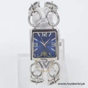 Elle Women’s Quartz Silver Stainless Steel Blue Dial 25mm Watch EL20003B03