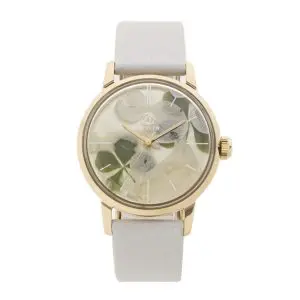 LOV-IN BOUQUET Women’s Quartz Leather Preserved White Dial 36mm Watch LVB136C2