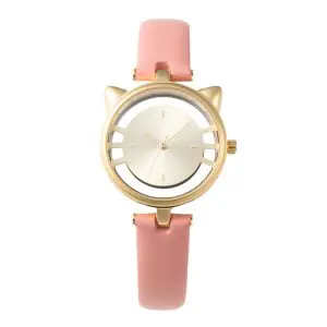 GRANDEUR Women’s Quartz Leather Strap Champagne Dial 36mm Watch ESL081W4
