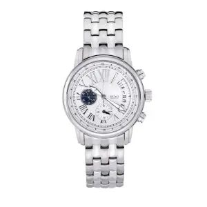 STAG TYO Men’s Quartz Stainless Steel Silver Dial 41mm Watch STG011S1