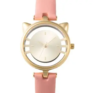 GRANDEUR Women’s Quartz Leather Strap Champagne Dial 36mm Watch ESL081W4