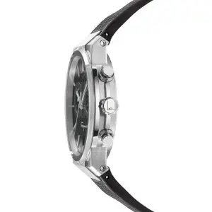 Ferragamo Men’s Swiss Made Quartz Black Silicone Strap Black Dial 41mm Watch SFME00121
