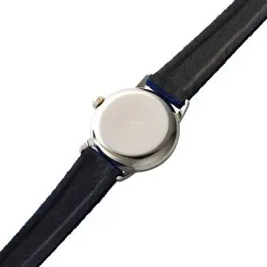 LOV-IN BOUQUET Women’s Quartz Fabric & Leather Strap Navy Blue Dial 36mm Watch LVB140S1