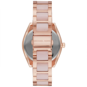 Michael Kors Women’s Janelle Rose Gold Stainless Steel Rose Gold Dial 42mm Watch MK7089